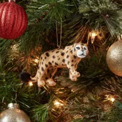 Faux Fur Leopard Christmas Tree Ornament - Wondershop&trade;