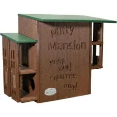 JCS Wildlife Nutty Mansion Squirrel House &ndash; Spacious, Durable, and Eco-Friendly Shelter for Backyard Wildlife