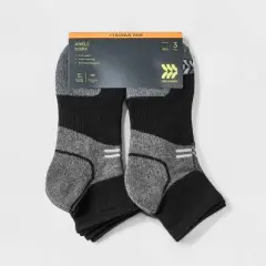 Men's Running 4pk Ankle Socks - All in Motion&trade; 6-12