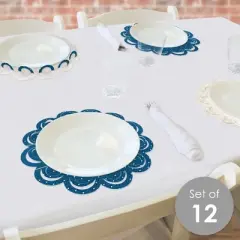 Big Dot of Happiness Happy Passover - Pesach Jewish Holiday Party Round Table Decorations - Paper Chargers - Place Setting For 12