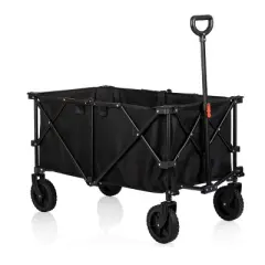 Picnic Time Adventure Wagon XL - Folding Wagon - Black