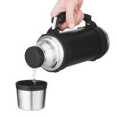 BergHOFF Essentials 18/10 Stainless Steel Insulated Thermos Flask, Wide Handle