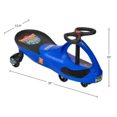 Toy Time Police Wiggle Car Ride-On Toy - Blue