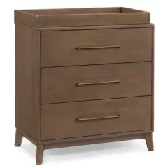 Delta Children Spencer 3 Drawer Dresser with Changing Topper