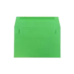 JAM Paper A9 Colored Invitation Envelopes 5.75 x 8.75 Green Recycled 98176