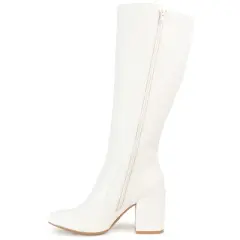 Journee Collection Womens Tavia Tru Comfort Foam Block Heel Knee High Boots