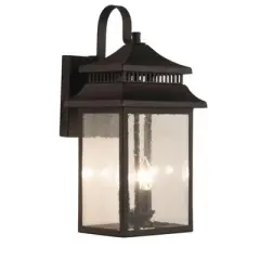 Craftmade Lighting Crossbend 3 - Light Wall Light in  Textured Black