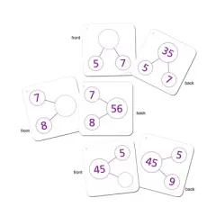 Sensational Math&trade; Number-Bonds Activity Cards: Multiplication & Division, Pack of 80