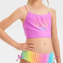 Girls' Unicorn Rainbow Heart Printed Midkini Set - Cat & Jack&trade;