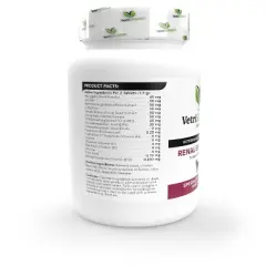 VetriScience Renal Essentials, Kidney Health for Cats, Fish Flavor, 60 Chewable Tablets