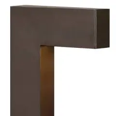 Hinkley Atlantis 15" Modern Bronze Linear LED Landscape Path Light