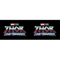 Marvel: Thor: Love and Thunder Metallic Logo Stainless Steel Tumbler w/Lid