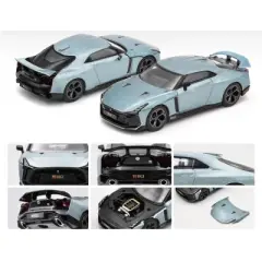 Nissan GT-R50 by Italdesign Pearl Blue 1/64 Diecast Model Car by Era Car