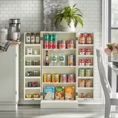 Utility Pantry Storage Cabinet White - Buylateral
