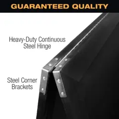Excello Global Products Extra Large Sandwich Board Chalkboard Sign: 59"x27" Double Sided, Standing Sign A-Frame (Black)