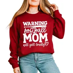 Simply Sage Market Warning Softball Mom Sweatshirt