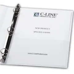 C-Line&reg; Add-On Filing Pocket, 8-3/4" x 5-1/8", Pack of 10