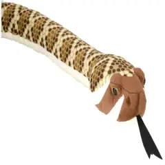 Wild Republic Plush Snake 70 Inches Big Head Western Diamondback Stuffed Animal, 70 Inches