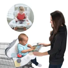 Lulyboo Shopping Cart and High Chair Cover - Bubbles