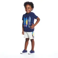 Andy & Evan  Infant Boys Surf Hooded Set