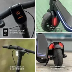 SWFT XPR P Electric Scooter - Black: 450W Motor, 18 mph Max Speed, 16 Mile Range