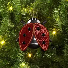 Christmas Fabric Lady Bug Ornament - Wondershop&trade;