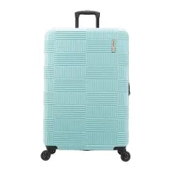 American Tourister NXT Hardside Large Checked Spinner Suitcase