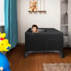 Hoovy Playard Breathable & Stretchable Blackout Cover - Black