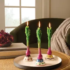 3pk Beet Taper Candle Set - Threshold&trade;