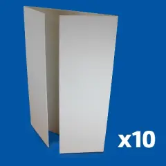 Flipside Foam Project Boards 10Pk White 36H X 48W 3004810