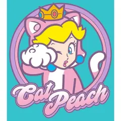 Girl's Nintendo Cat Peach T-Shirt