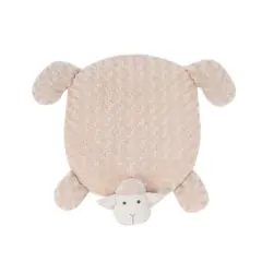 ZEZE Little Lamb Pillow Dog Bed-Brown