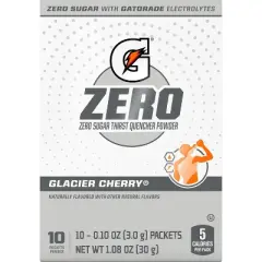 G Zero Glacier Cherry Sport Mix - 10pk/0.084oz Pouches
