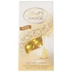 Lindt Lindor White Chocolate Candy Truffles - 5.1oz
