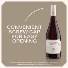 Meiomi Bright Pinot Noir Red Wine - 750ml Bottle