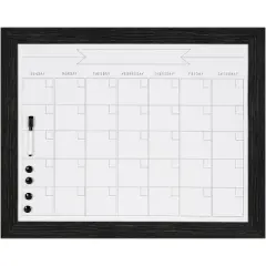 23" x 29" Beatrice Monthly Calendar Black - DesignOvation