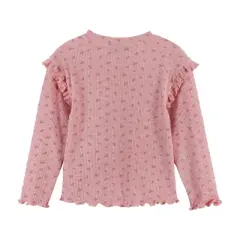 Andy & Evan Kids  Girls Floral Long Sleeve Tee Pink, Size 6