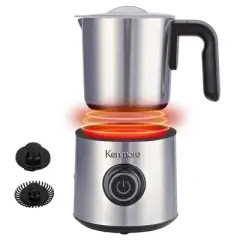 Kenmore 4-in-1 Automatic Milk Frother and Steamer 16oz Hot and Cold Foam