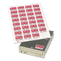 Avery Permanent ID Labels Inkjet/Laser 1 1/4 x 1 3/4 White 480/Pack 6570