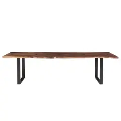 120" Athea Butterfly Live Edge Dining Table - Timbergirl
