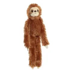 Aurora Swing Gang 24" Hanging Sloth Brown Stuffed Animal