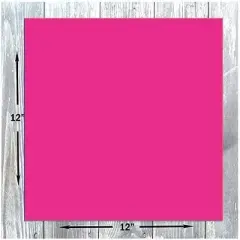 Hamilco Colored Scrapbook Cardstock Paper 12x12 Card Stock Paper 65 lb Cover 25 Pack (Fuchsia Pink)