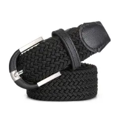 Mio Marino | Men's Hopsack Weave Elastic Belt