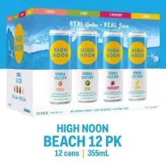High Noon Beach Variety Flavored Beverages - 12pk/12 fl oz Cans