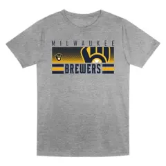 MLB Milwaukee Brewers Toddler Boys' 2pk Gray T-Shirt