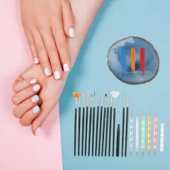 Unique Bargains Portable Nail Art Palette for Women 1 Set