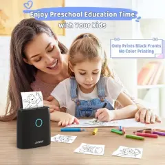 JADENS 2 Inch Mini Sticker Printer JD-21 Bluetooth with 5-roll paper