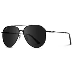 WMP Eyewear Geometric Metal Frame Aviator Polarized Sunglasses