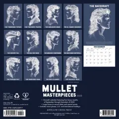 Willow Creek Press 2026 Mullet Masterpieces Wall Calendar
