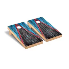 MLB Miami Marlins Premium Cornhole Board Triangle Weathered Version